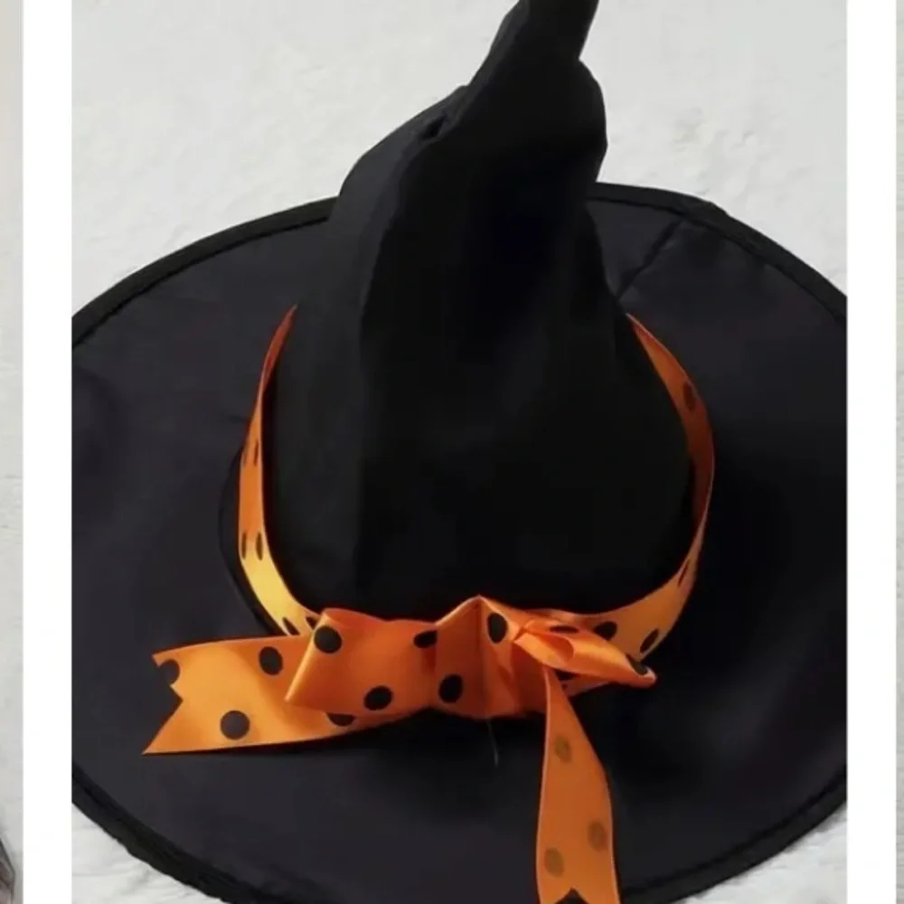 🧡 Halloween Girls Color Splicing Princess Dress + Hat‼️CLEARANCE